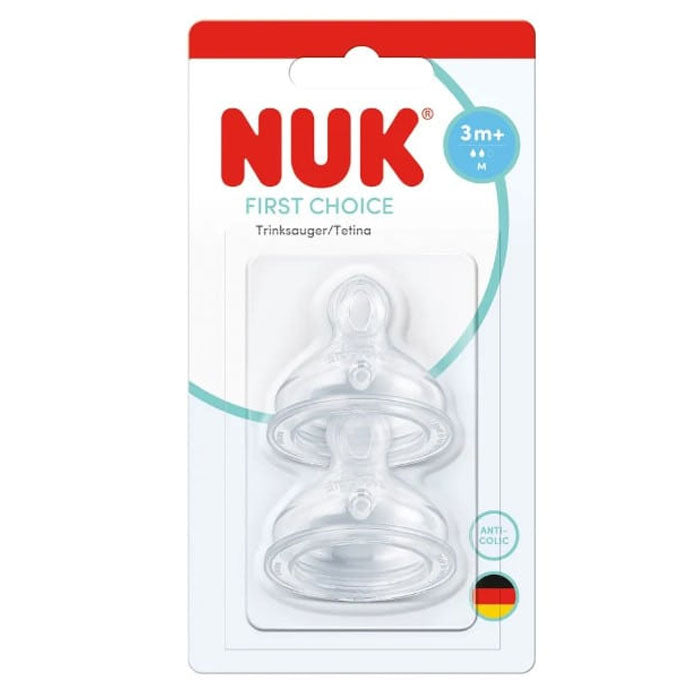First Choice Silicone Teat M 3m+ 2pcs