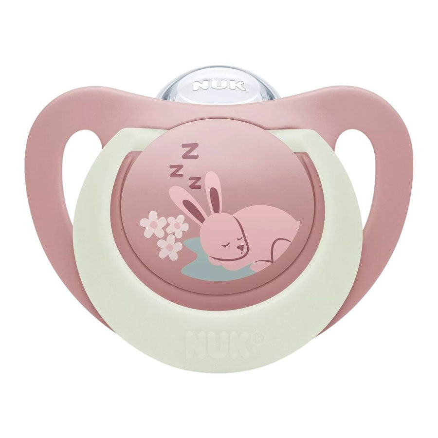 First Choice Night Silicone Soother 18-36m Rabbit 1pc