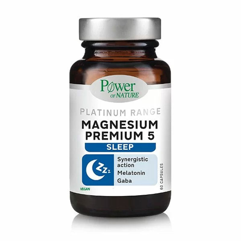 Power of Nature Platinum Range Magnesium Premium 5 Plus Sleep 60caps