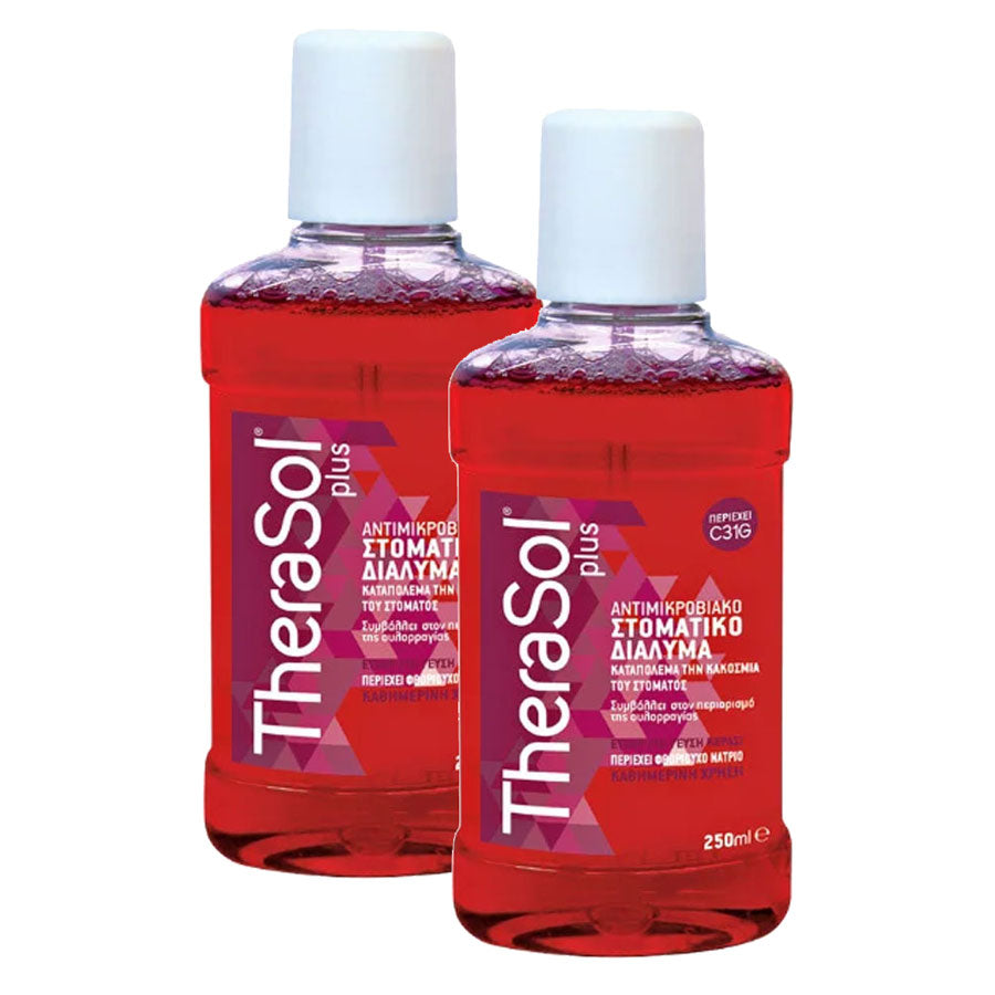 Plus Mouthwash Against Bad Breath 2x250ml