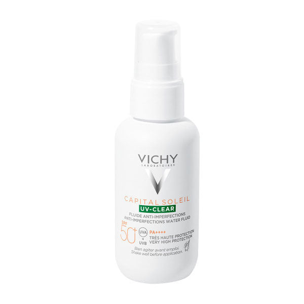Capital Soleil UV-Clear Αντηλιακό Προσώπου κατά των Ατελειών SPF50 40ml