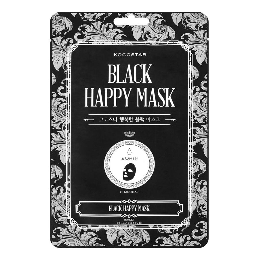 Kocostar Black Happy Charcoal Purifying Mask 1pc